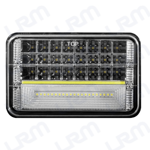 Optica Cuad Peq 45 Led DRL Blanca 4-4652-2