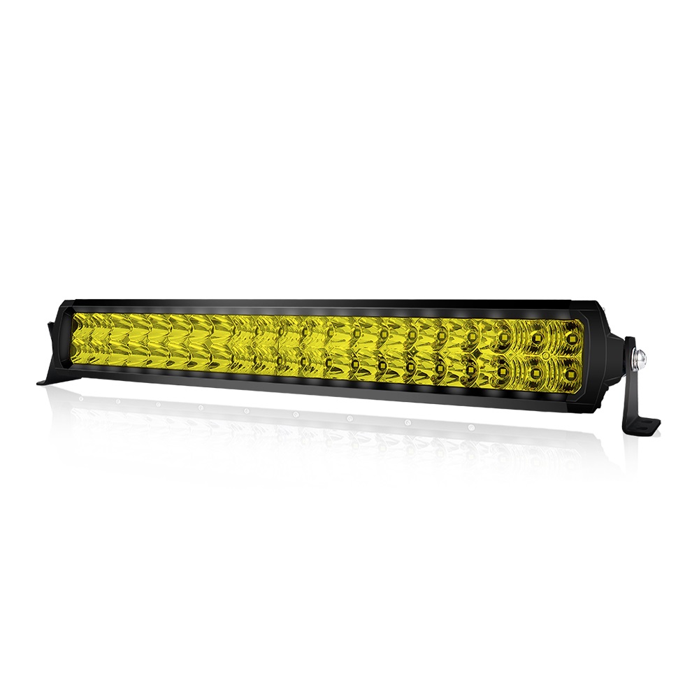 Barra led 2 Linea sin Tornillos LRM Ambar