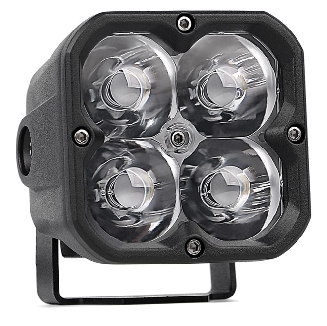 Expl Led Cubo LRM 3" 20W Kit x 2 (Fog / Cristal)