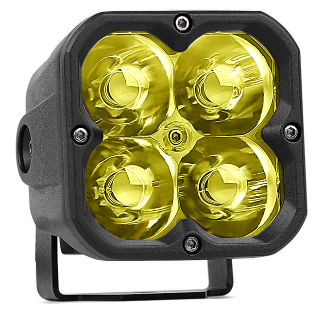 Expl Led Cubo LRM 3" 20W Kit x 2 (Fog / Yellow)