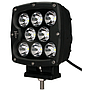 Exploradora Cuadrada 5" 80w 8 led Cree 10w 12v/24v ECE IP67